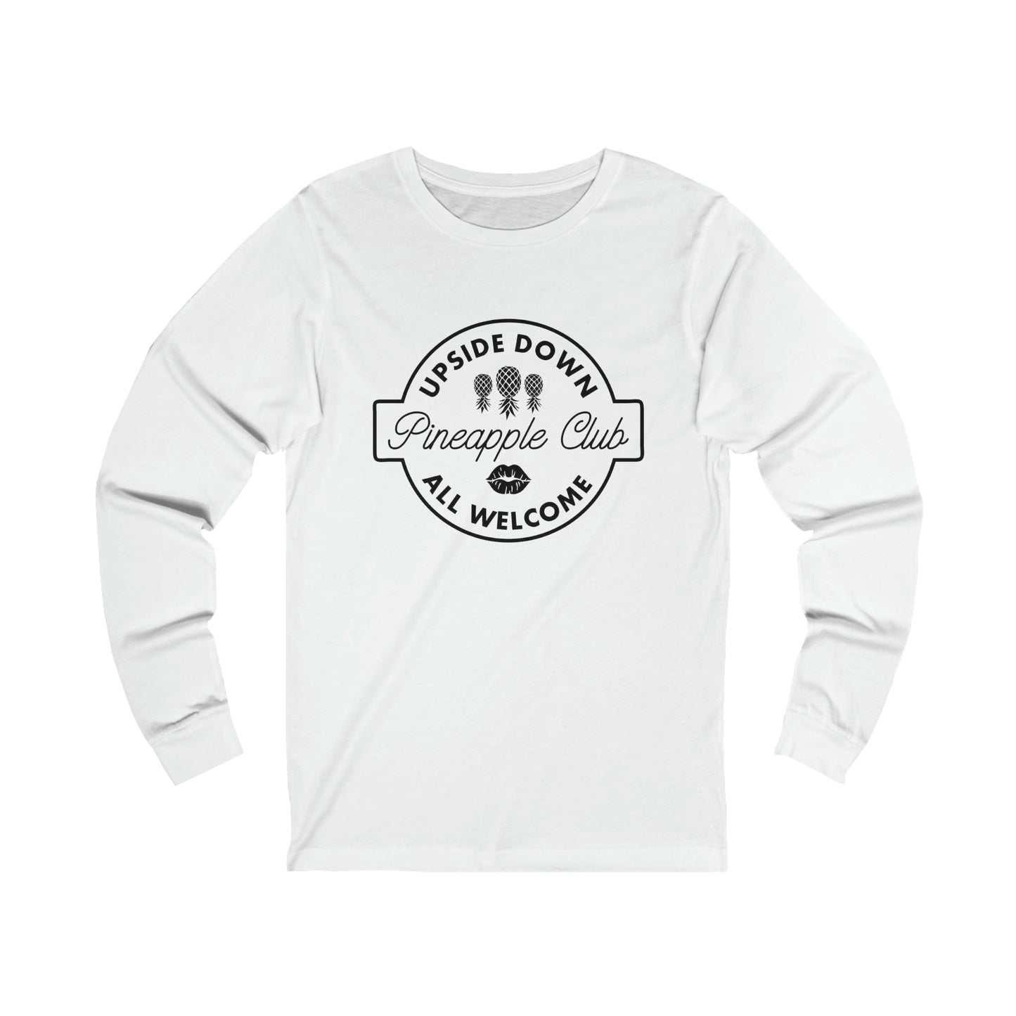 Upside Down Pineapple Club Long Sleeve T-Shirt