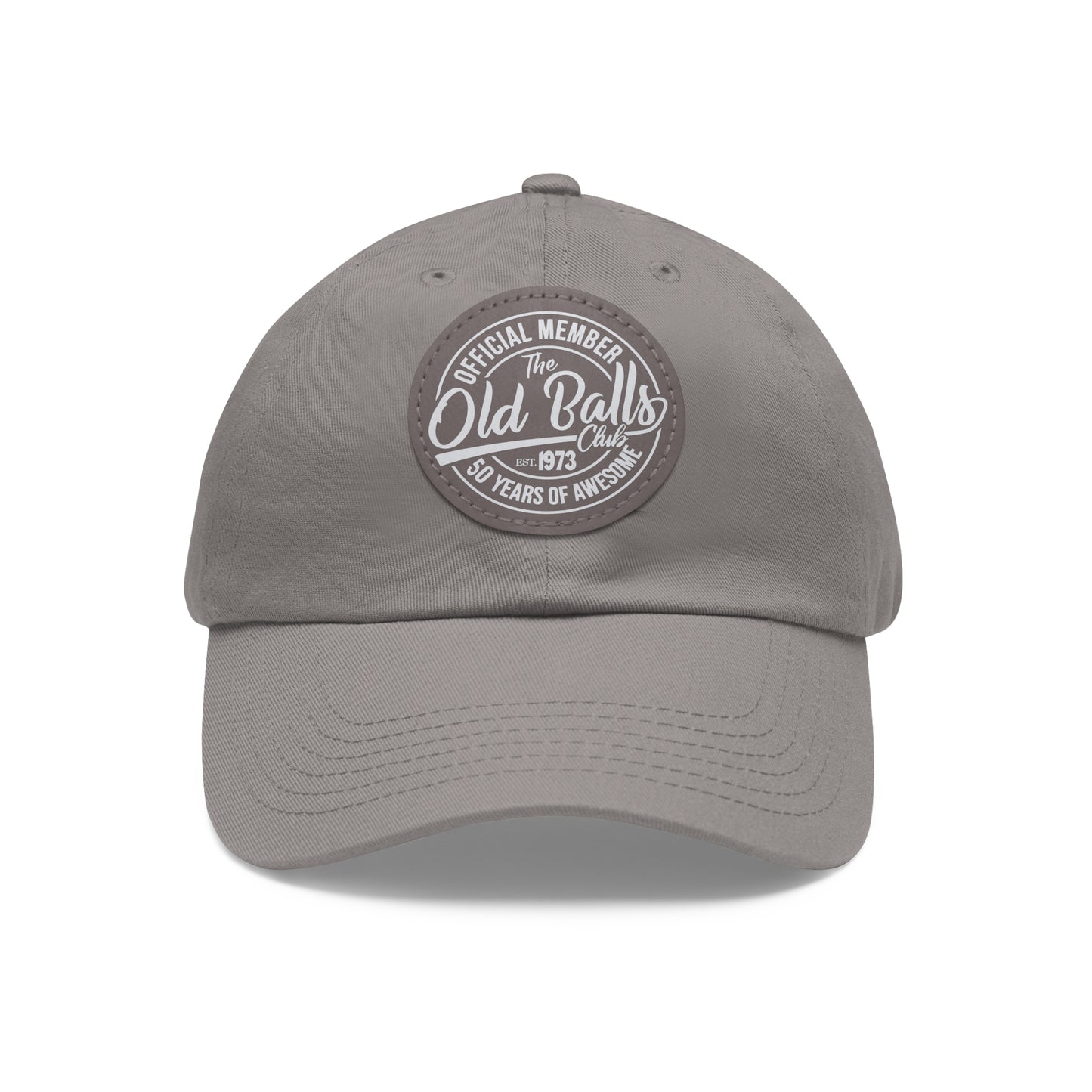 Old Balls Club Hat with Leather Patch