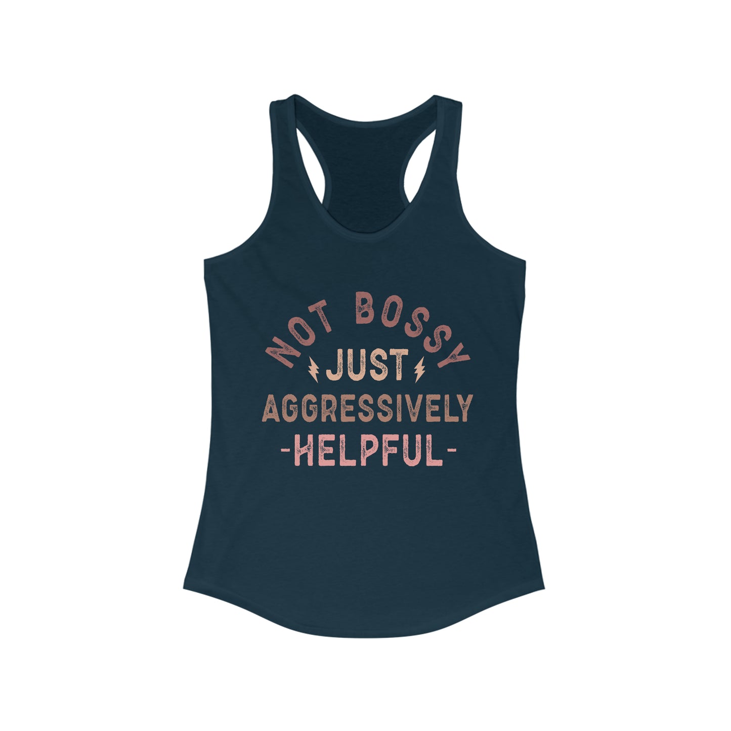 Not Bossy Racerback Tank Top