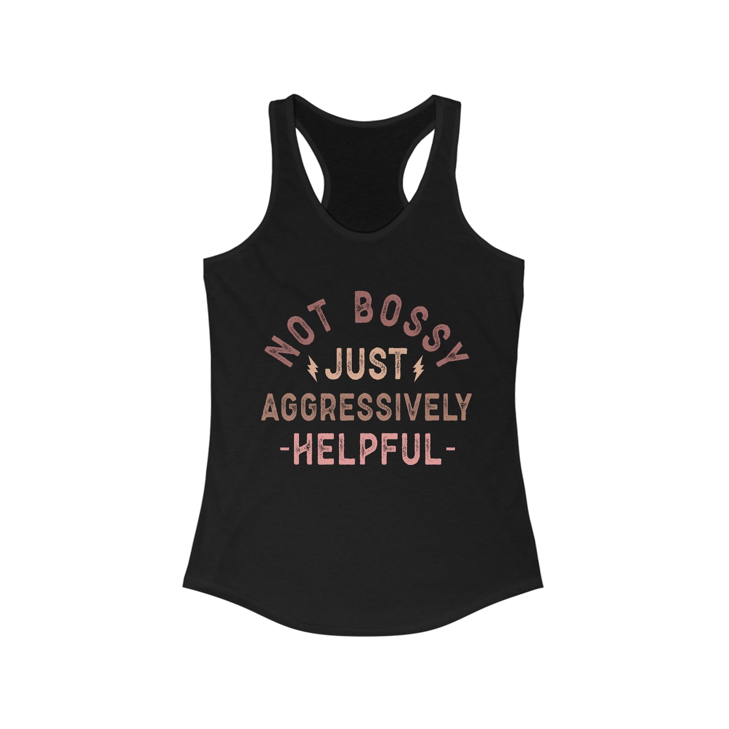 Not Bossy Racerback Tank Top