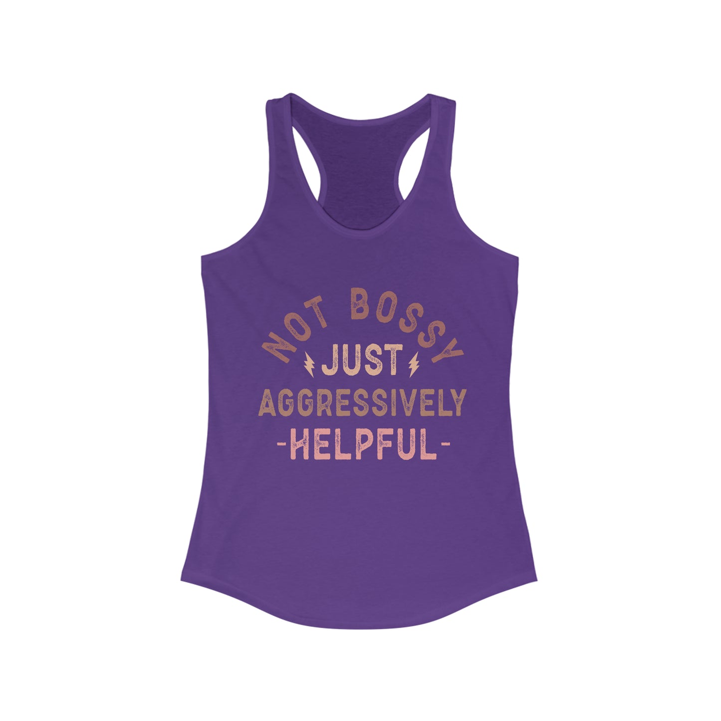 Not Bossy Racerback Tank Top