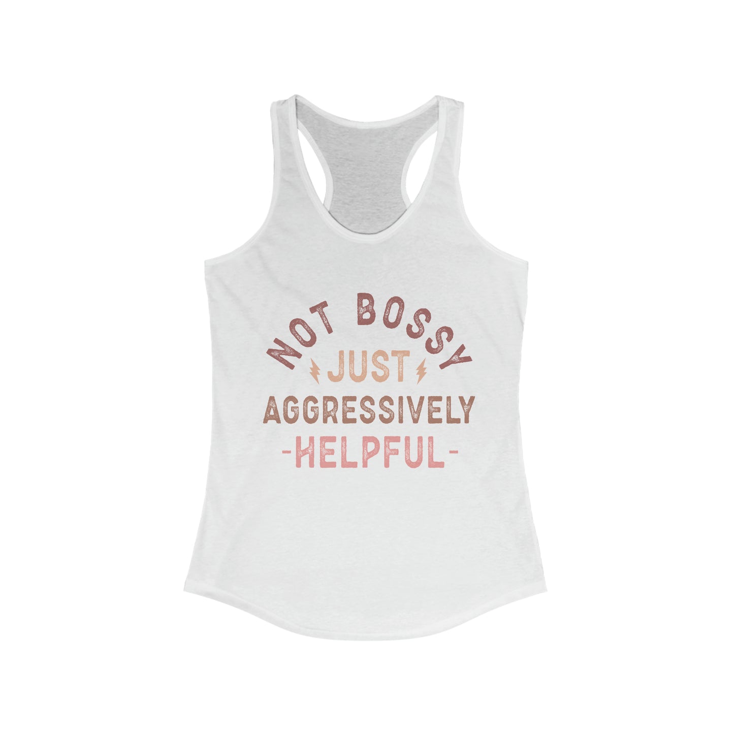 Not Bossy Racerback Tank Top