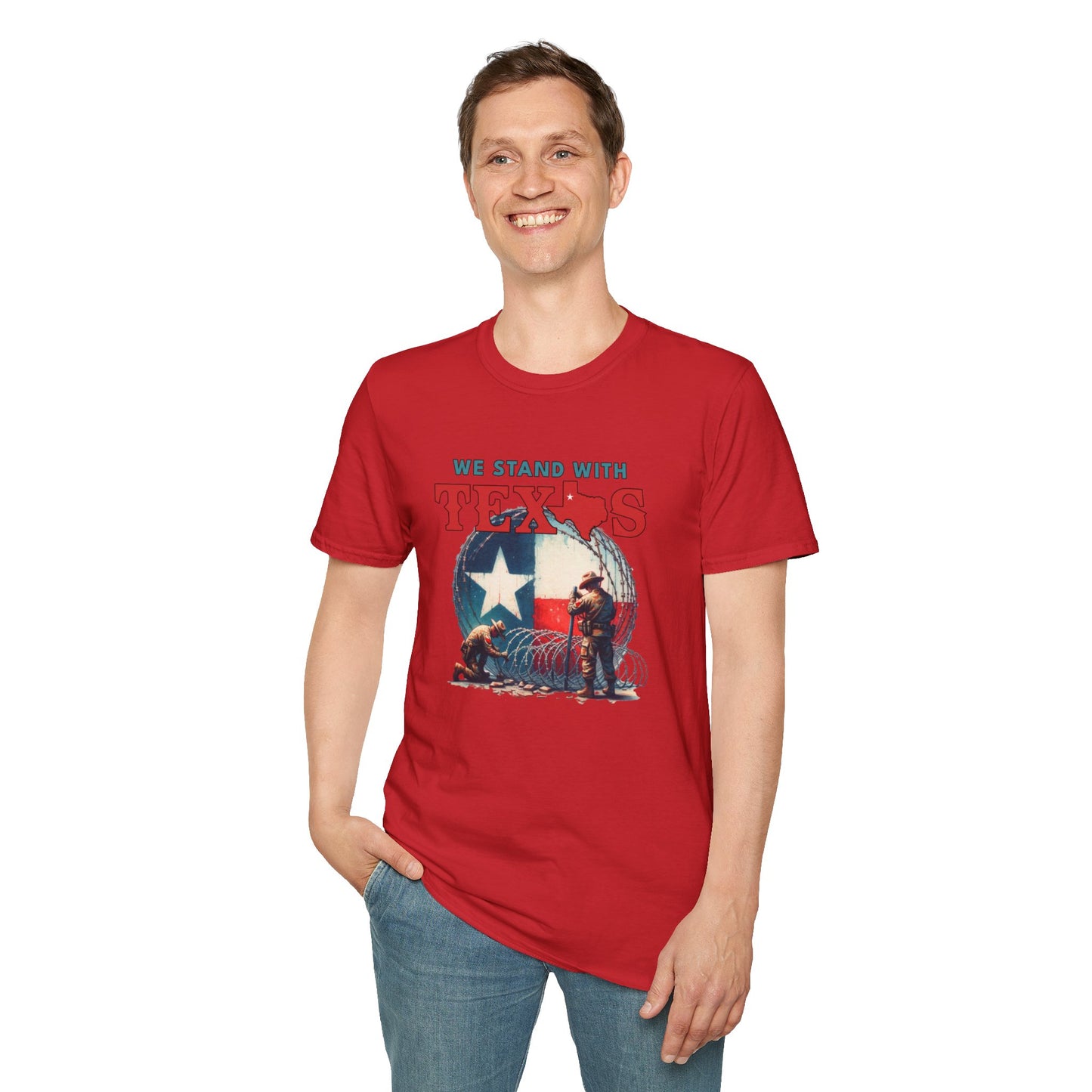 We Stand With Texas Softstyle T-Shirt