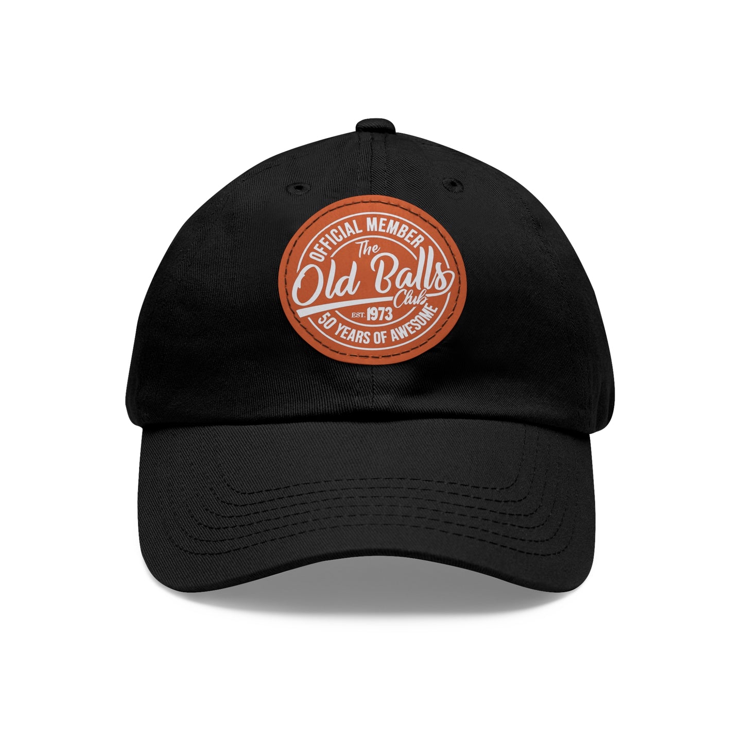 Old Balls Club Hat with Leather Patch