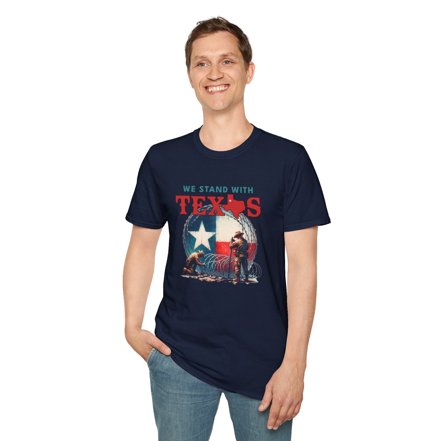 We Stand With Texas Softstyle T-Shirt