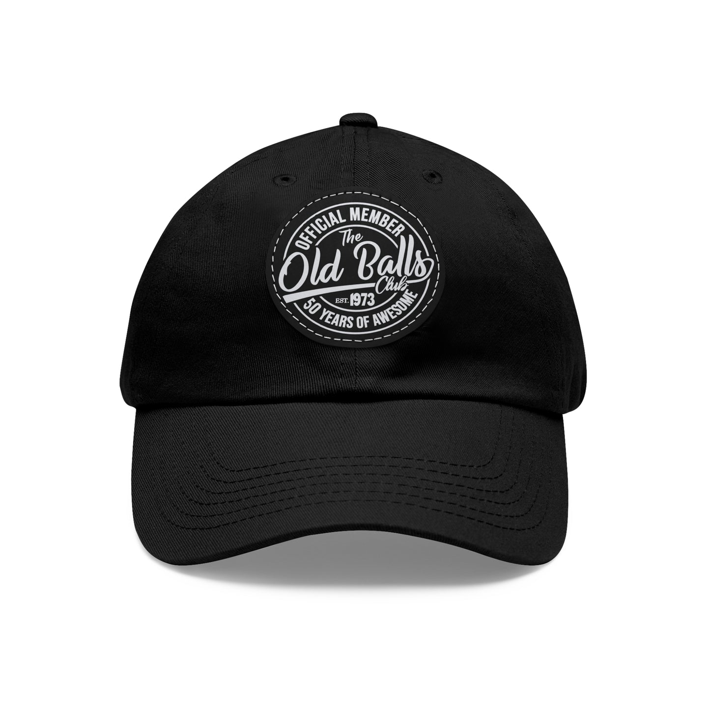 Old Balls Club Hat with Leather Patch