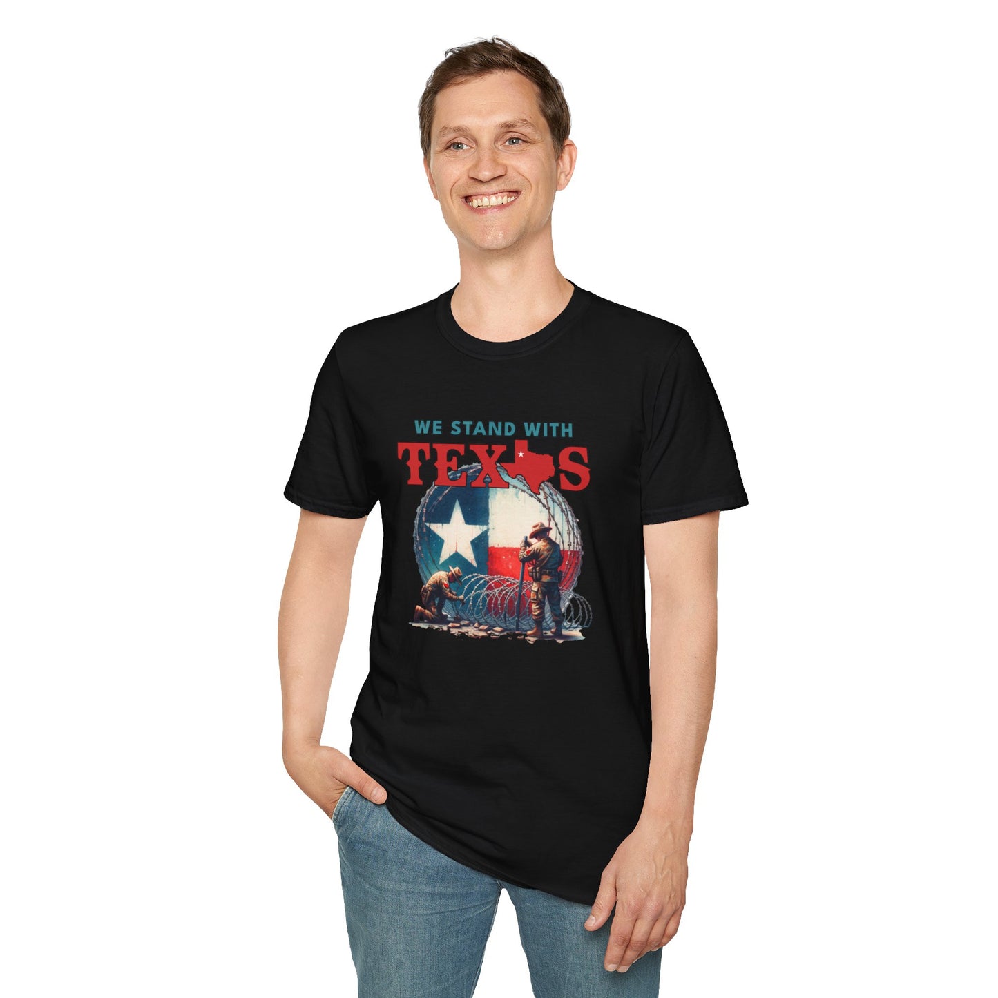 We Stand With Texas Softstyle T-Shirt