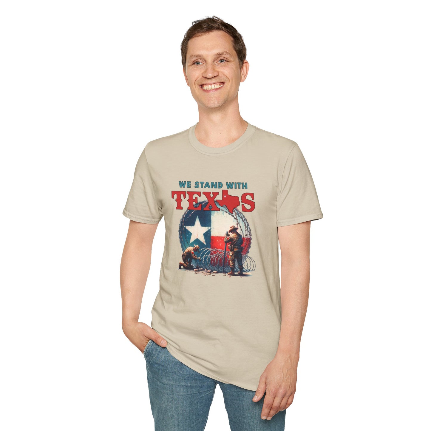 We Stand With Texas Softstyle T-Shirt