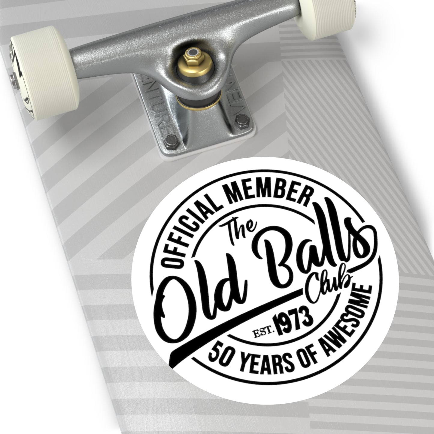 Official Member of Old Balls Club Vinyl Sticker