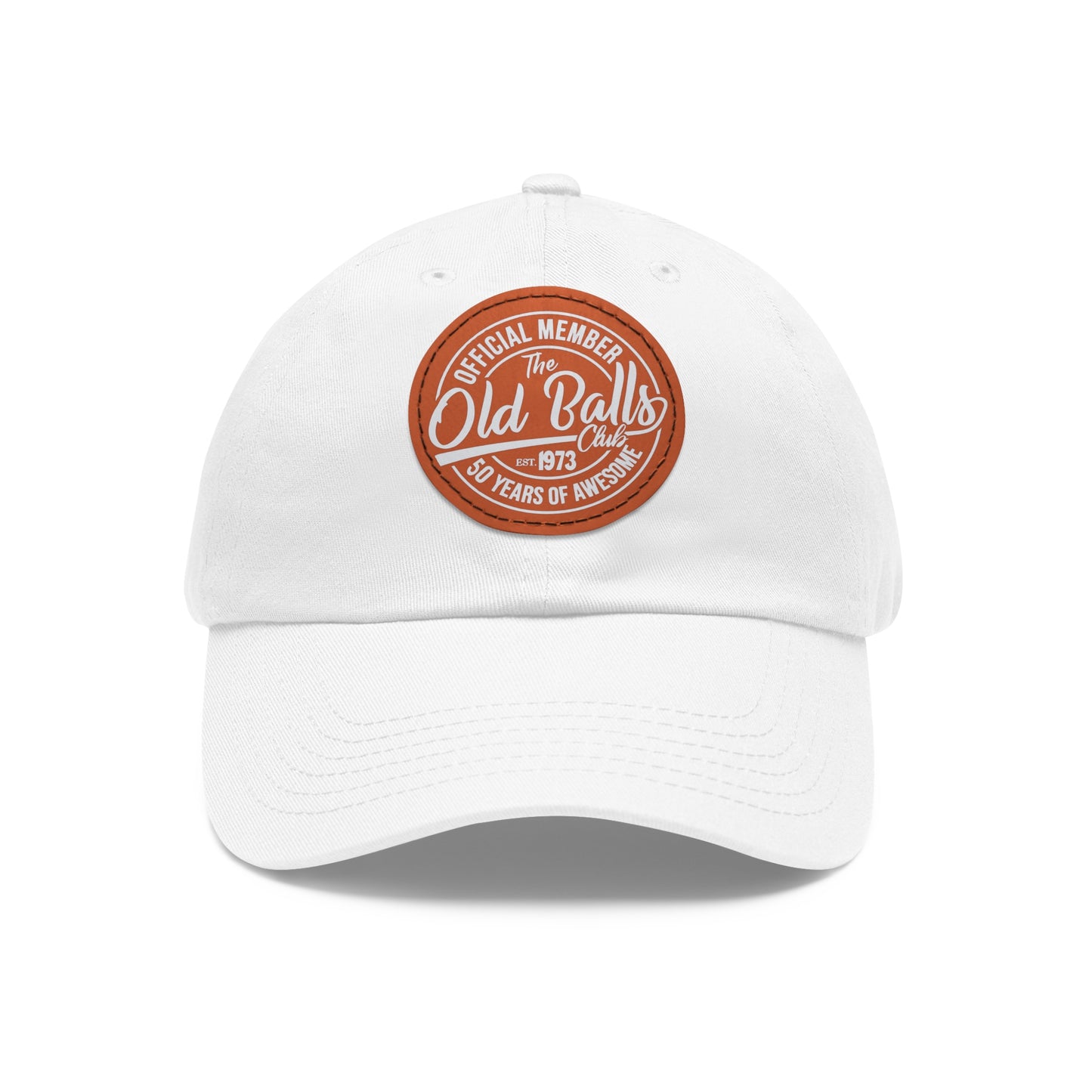 Old Balls Club Hat with Leather Patch