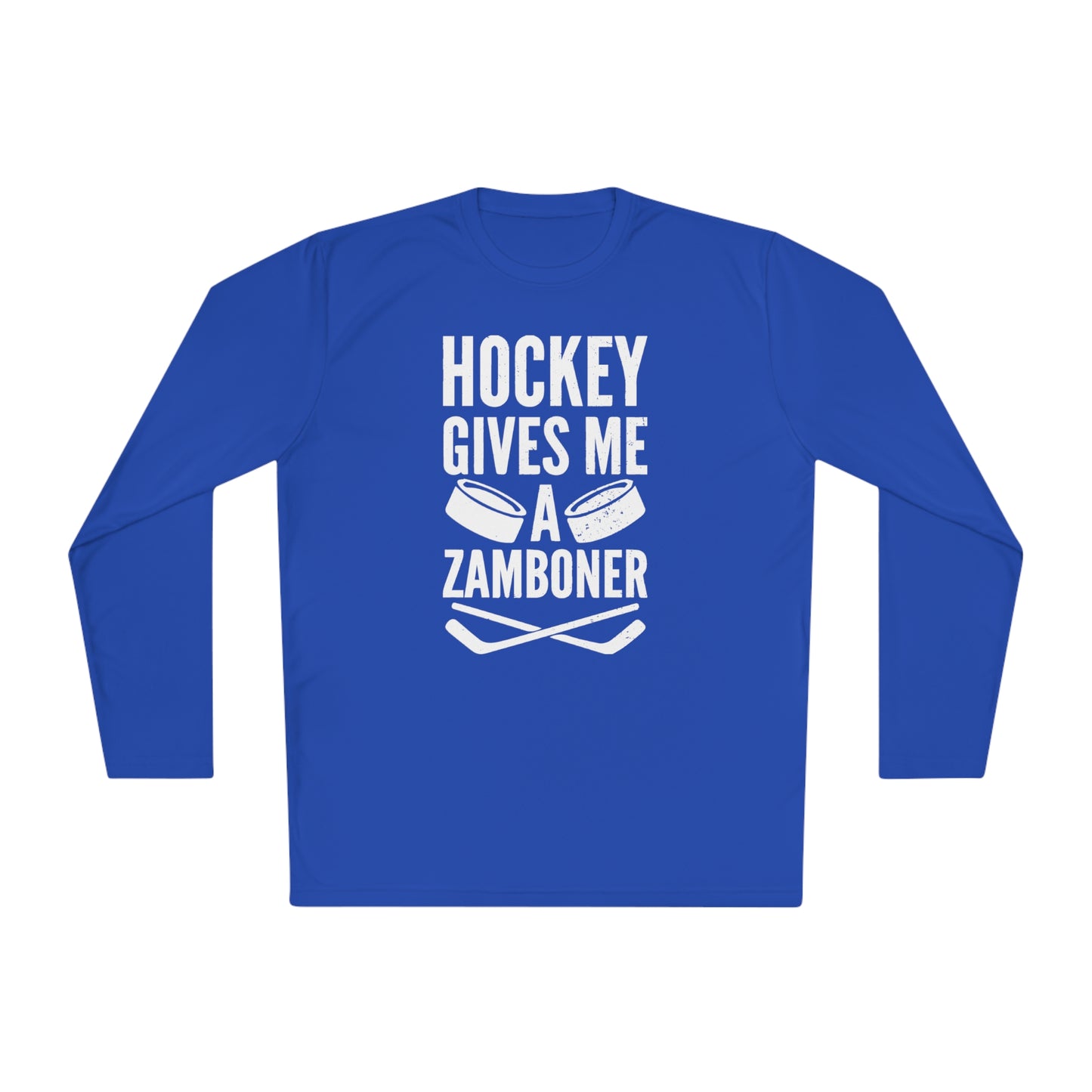 Hockey Gives Me A Zamboner Lightweight Long Sleeve Tee